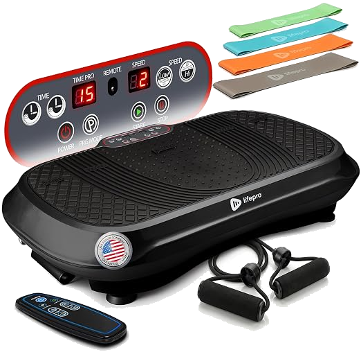 Lifepro Waver vibration plate with resistance bands
