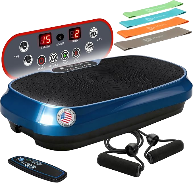Lifepro Waver Mini vibration plate with resistance bands