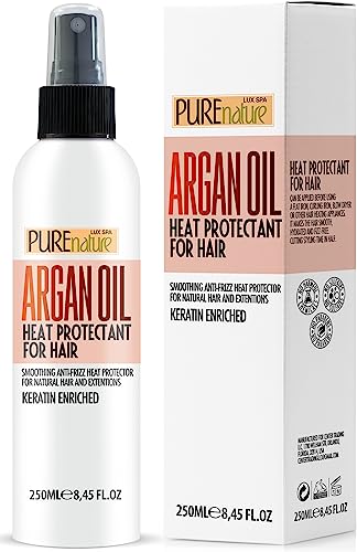 Moroccan argan oil heat protectant spray for hair