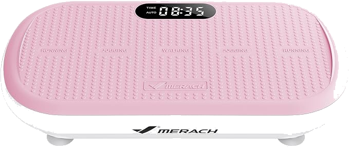 Pink MERACH CV40 curved vibration plate
