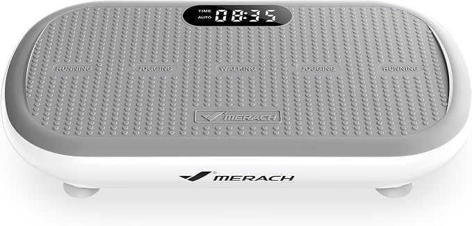 White MERACH CV40 curved vibration plate
