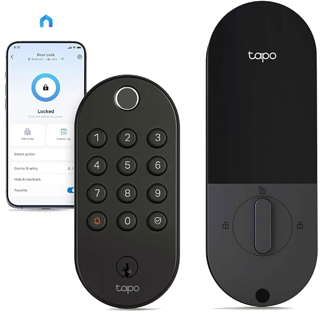 Tapo Smart Wi-Fi Deadbolt Door Lock, Fingerprint Recognition, DL105